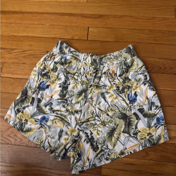 Abercrombie & Fitch High Waist Yellow and Green Shorts - Picture 3 of 3